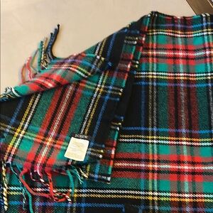 Colorful J Crew Tartan Plaid Scarf